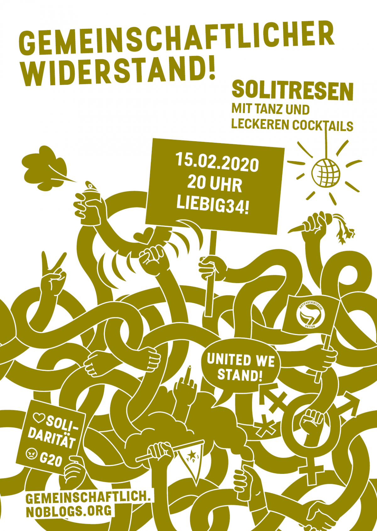 15.2.2020 „Gemeinschaftlicher Widerstand“ Solitresen in Berlin
