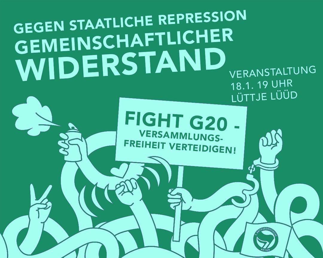 Hamburg: Veranstaltung zum Rondenbarg-Prozess am 18.01.2024