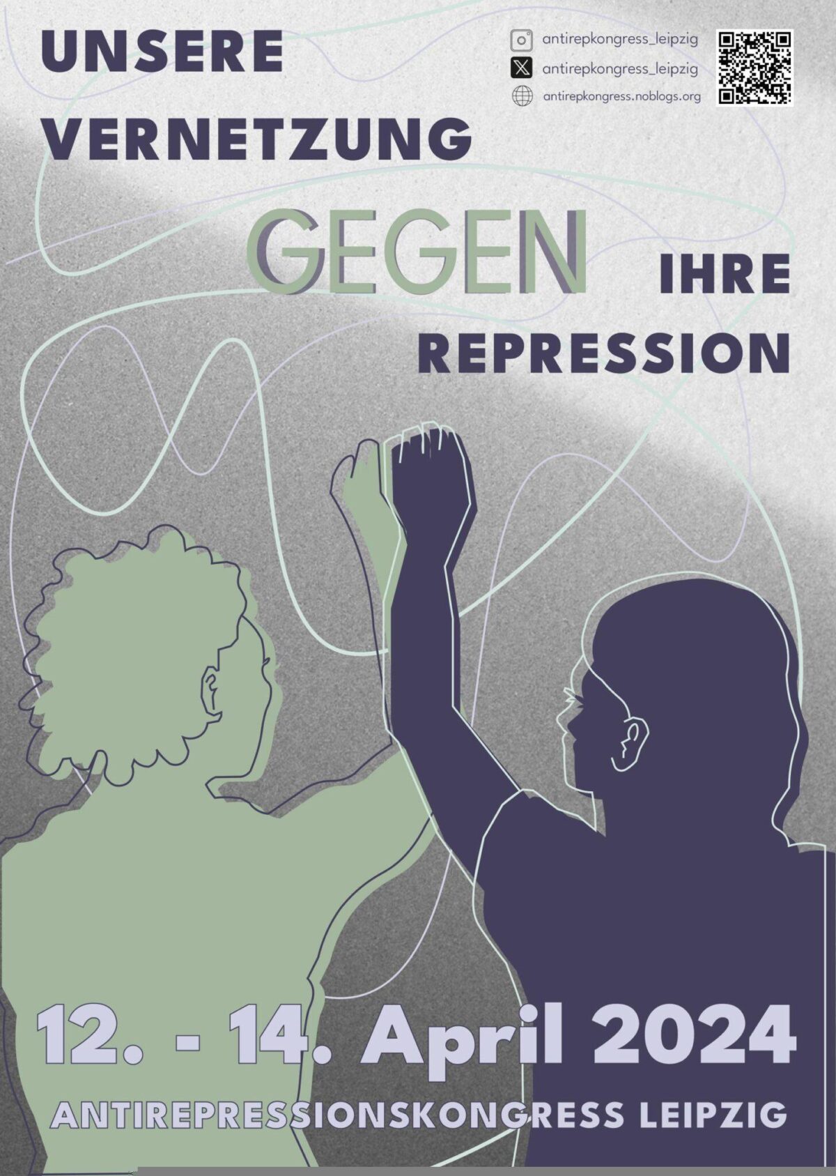 Anti-Repressions-Kongress in Leipzig vom 12. bis 14. April 2024
